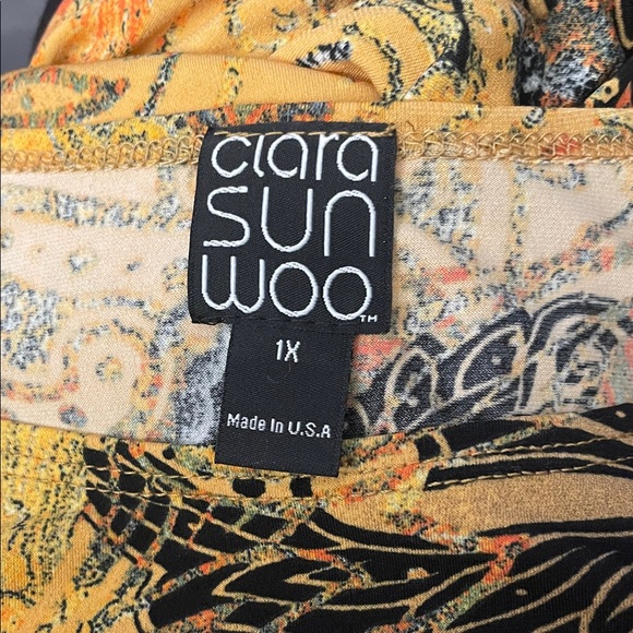 Clara Sunwoo Multicolor Patterned Top - Picture 3 of 4